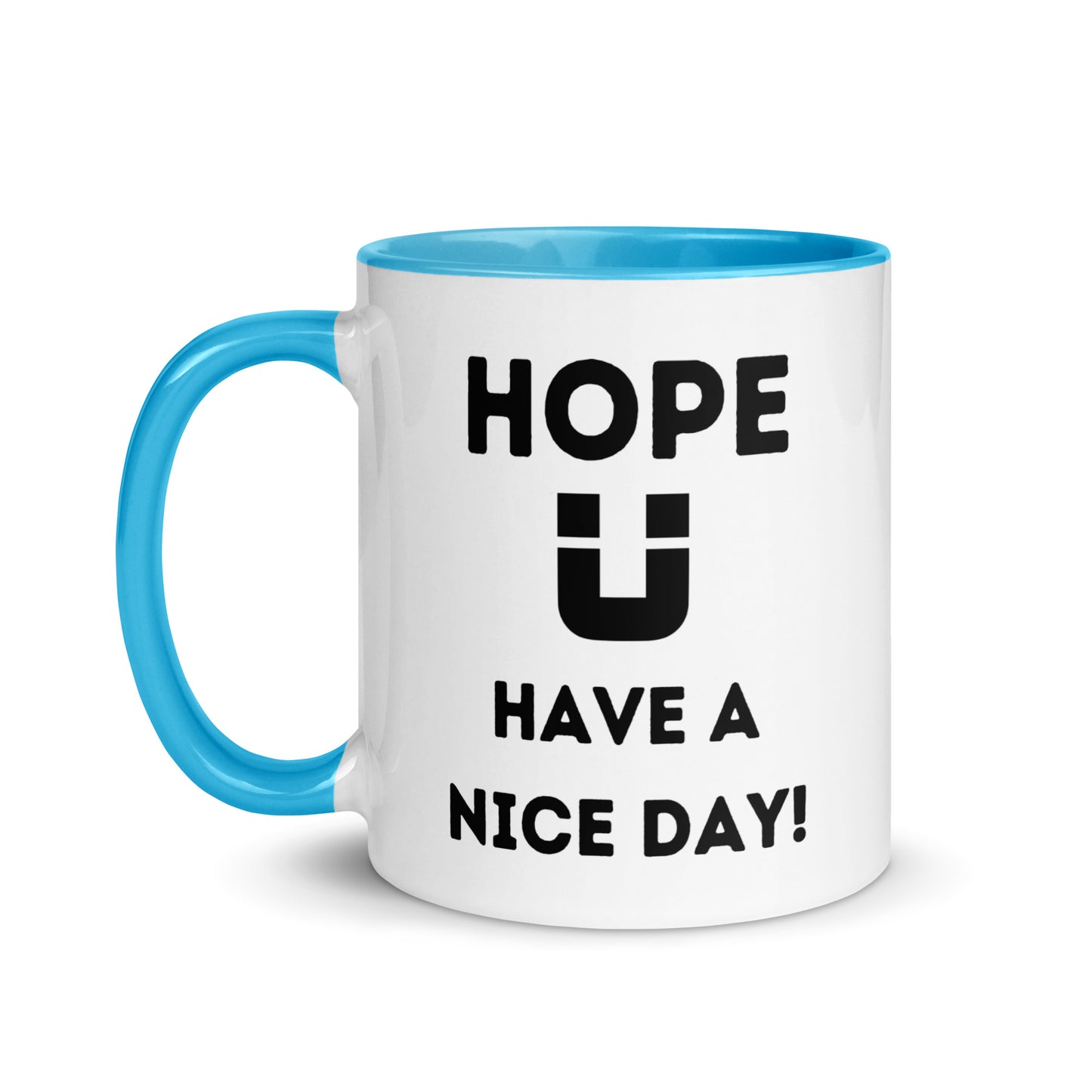 Two sides of U Mug