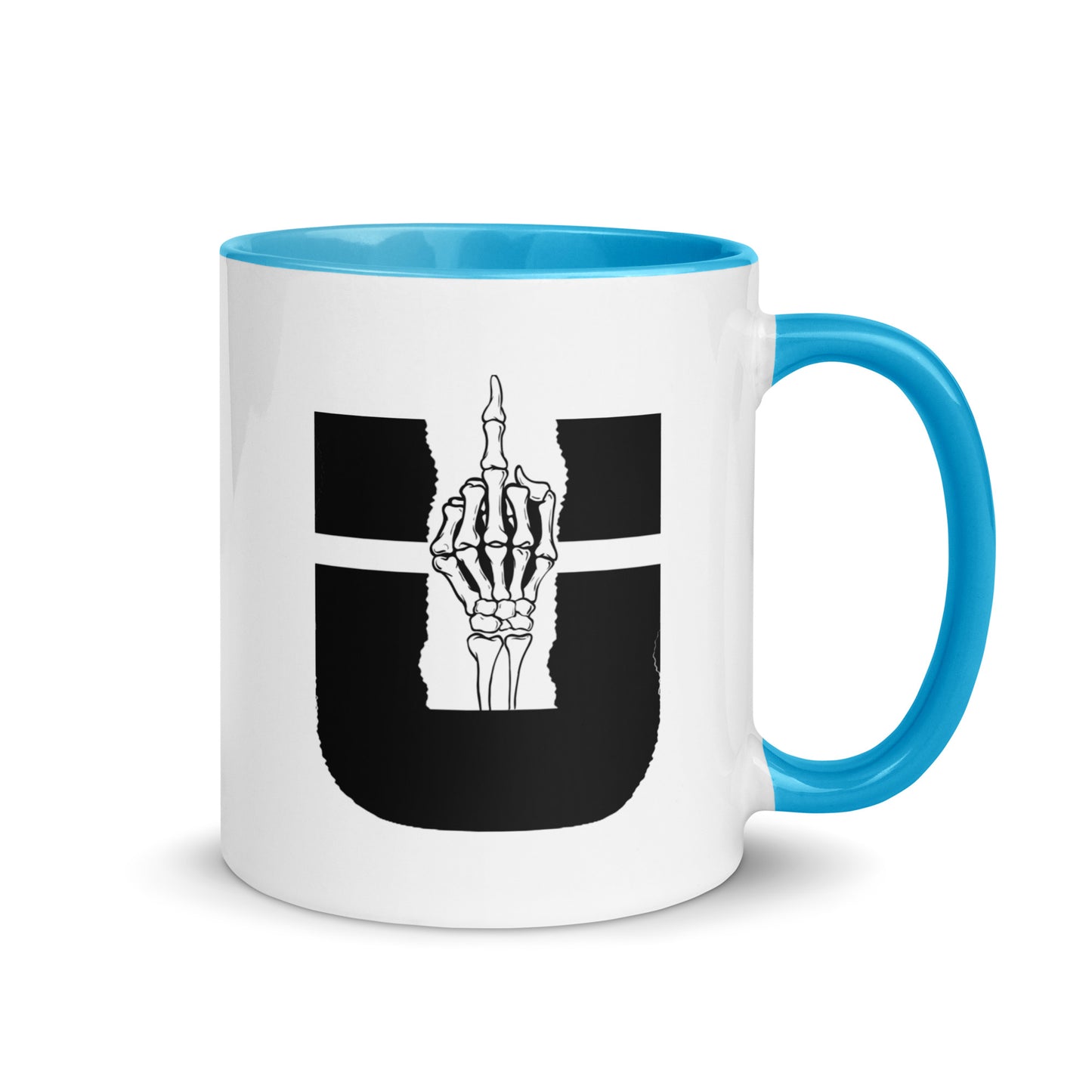 Two sides of U Mug