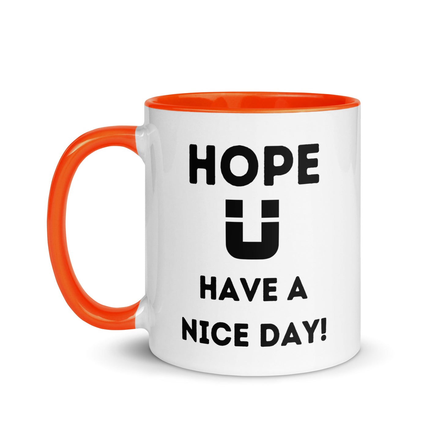 Two sides of U Mug