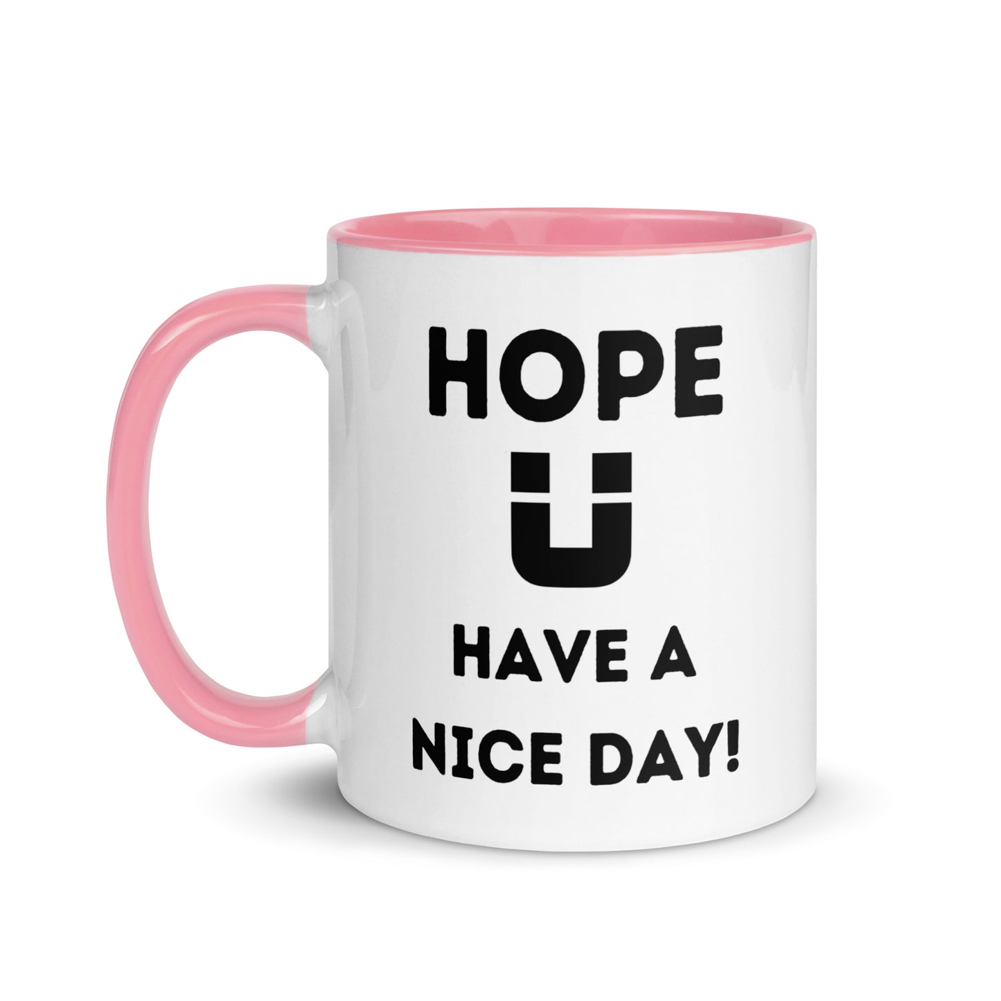 Two sides of U Mug