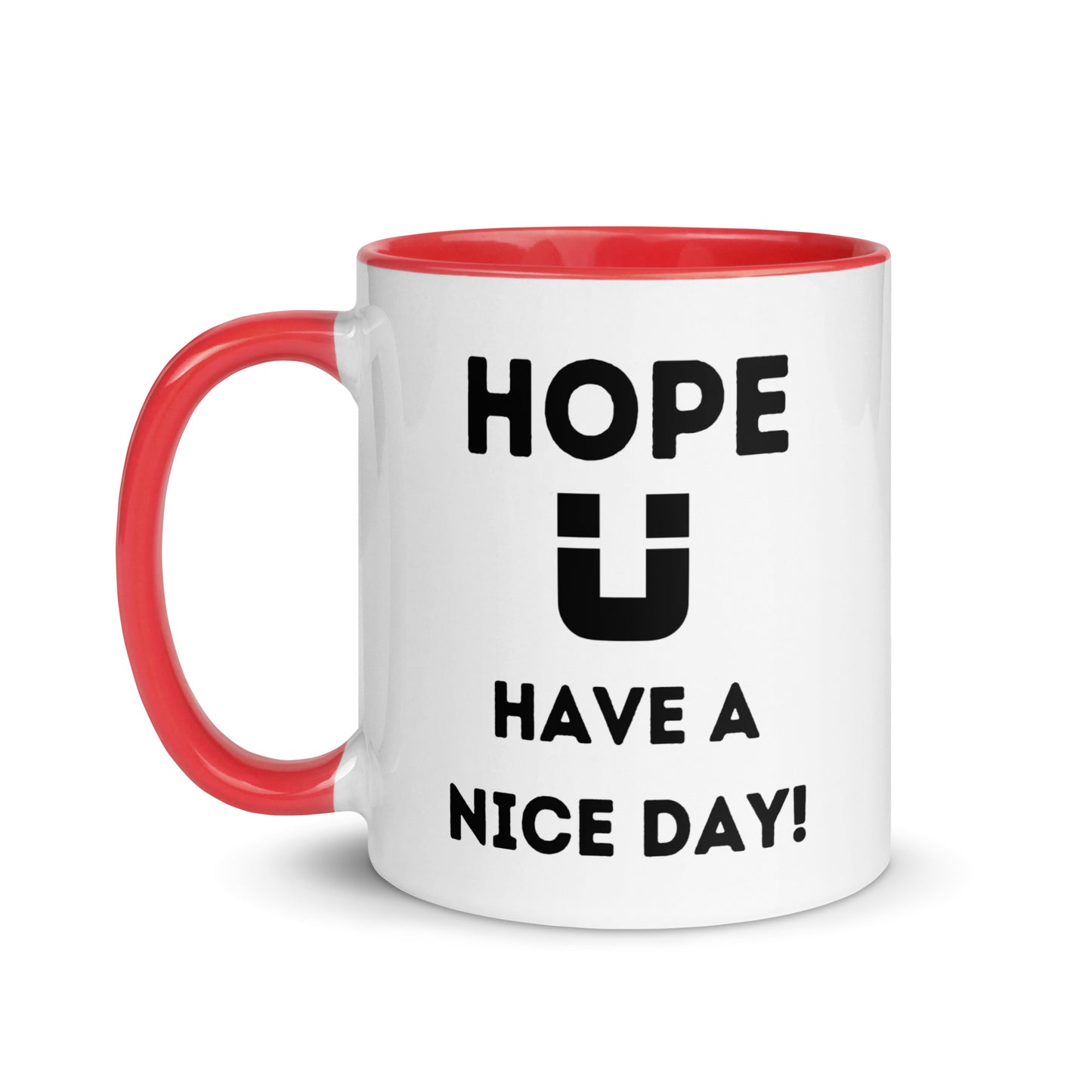 Two sides of U Mug