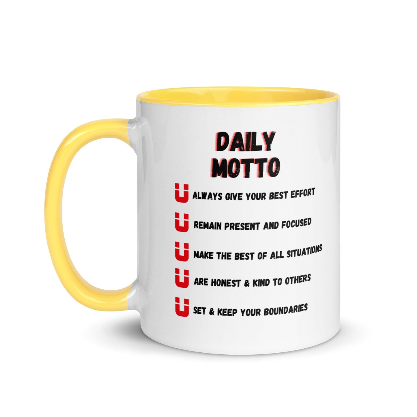The U Motto Mug (4 color options)
