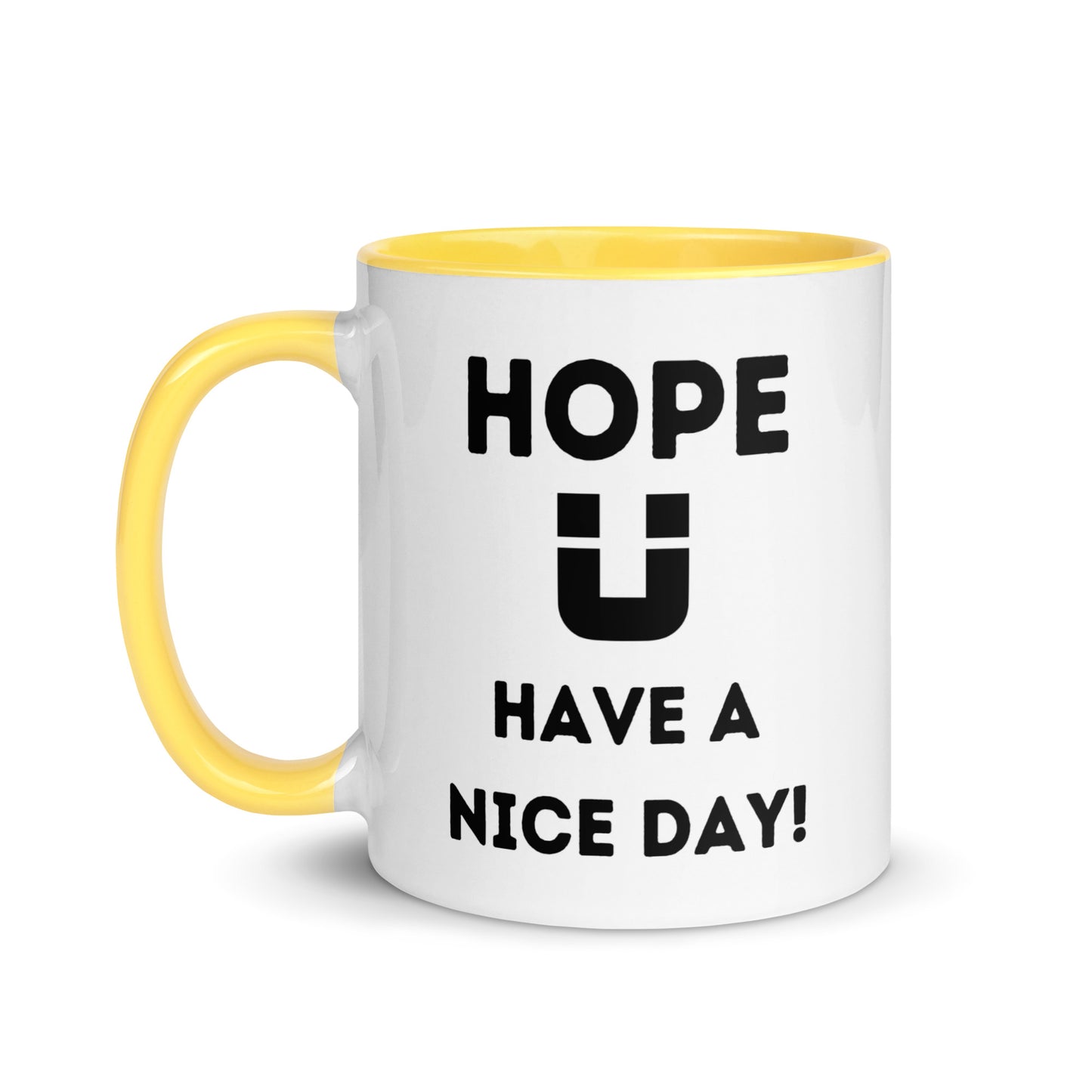 Two sides of U Mug