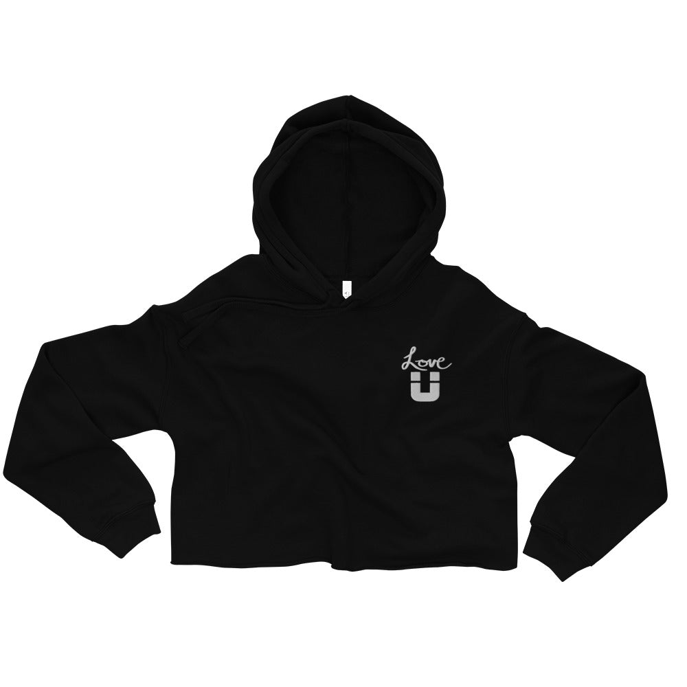 Love U Crop Hoodie